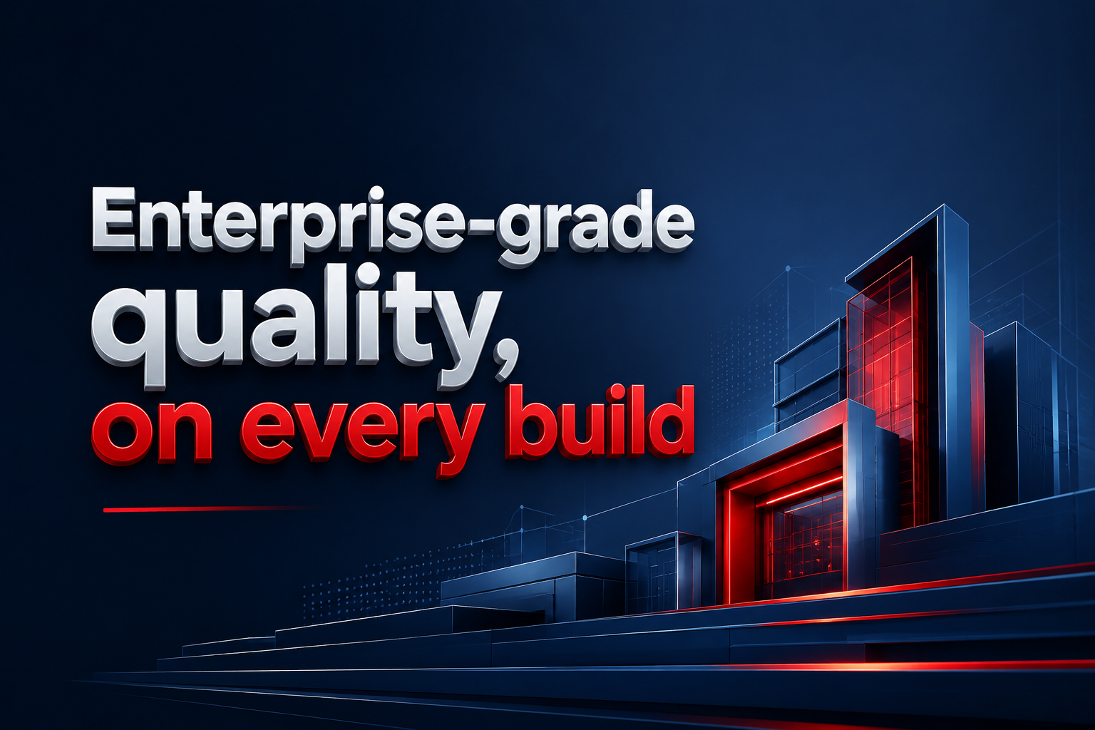 Enterprise-grade quality on every build
