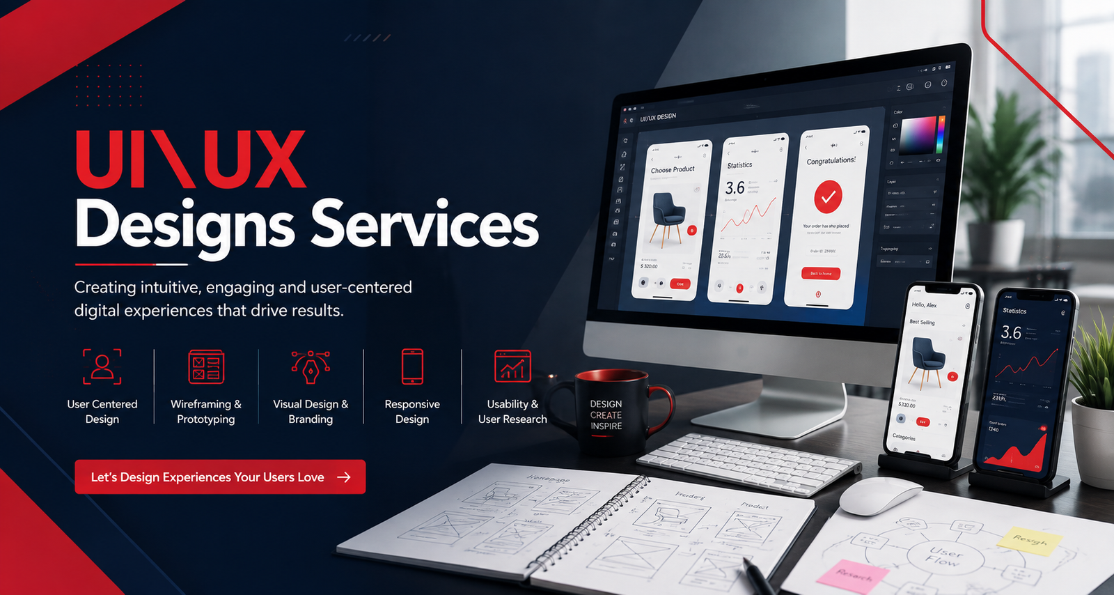 UI & UX Designs Services